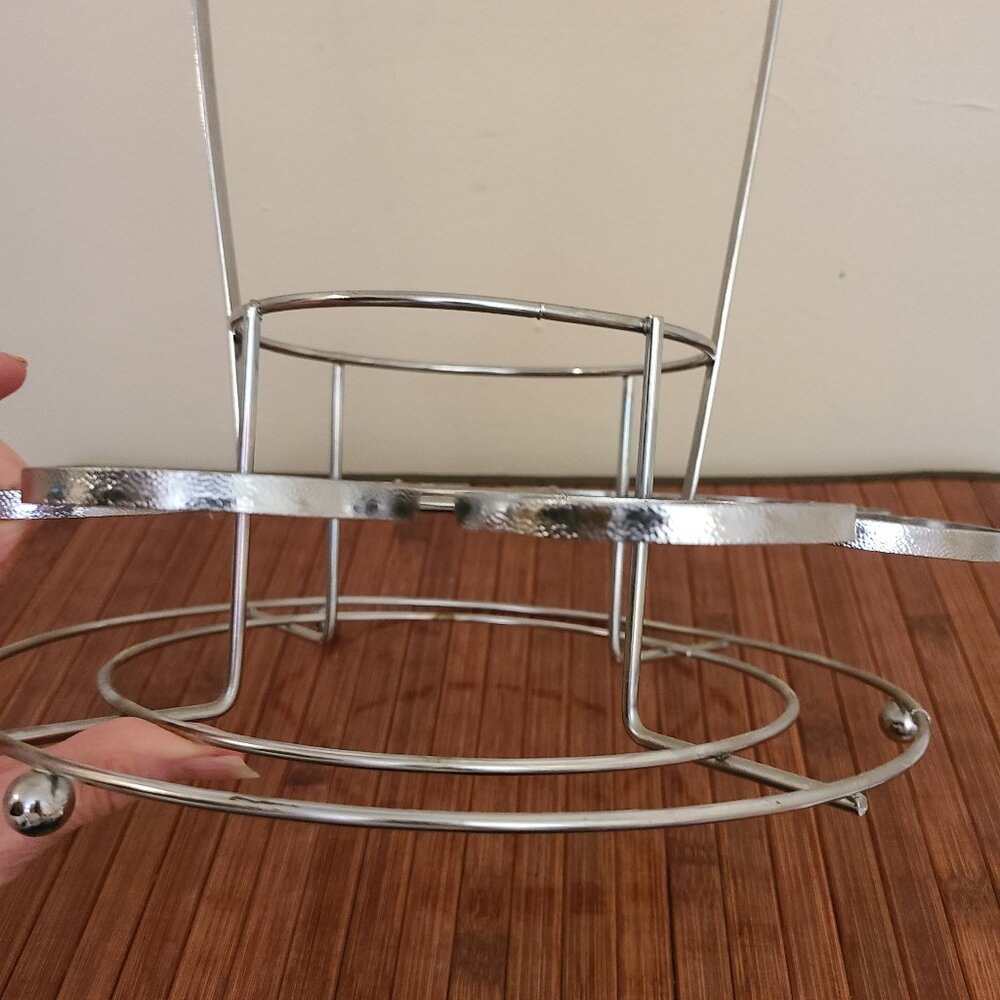 MCM Dorothy Thorpe Style Silver Fade Cocktail (8) Glasses/ Caddy/ Ice Bucket - Picture 5 of 12